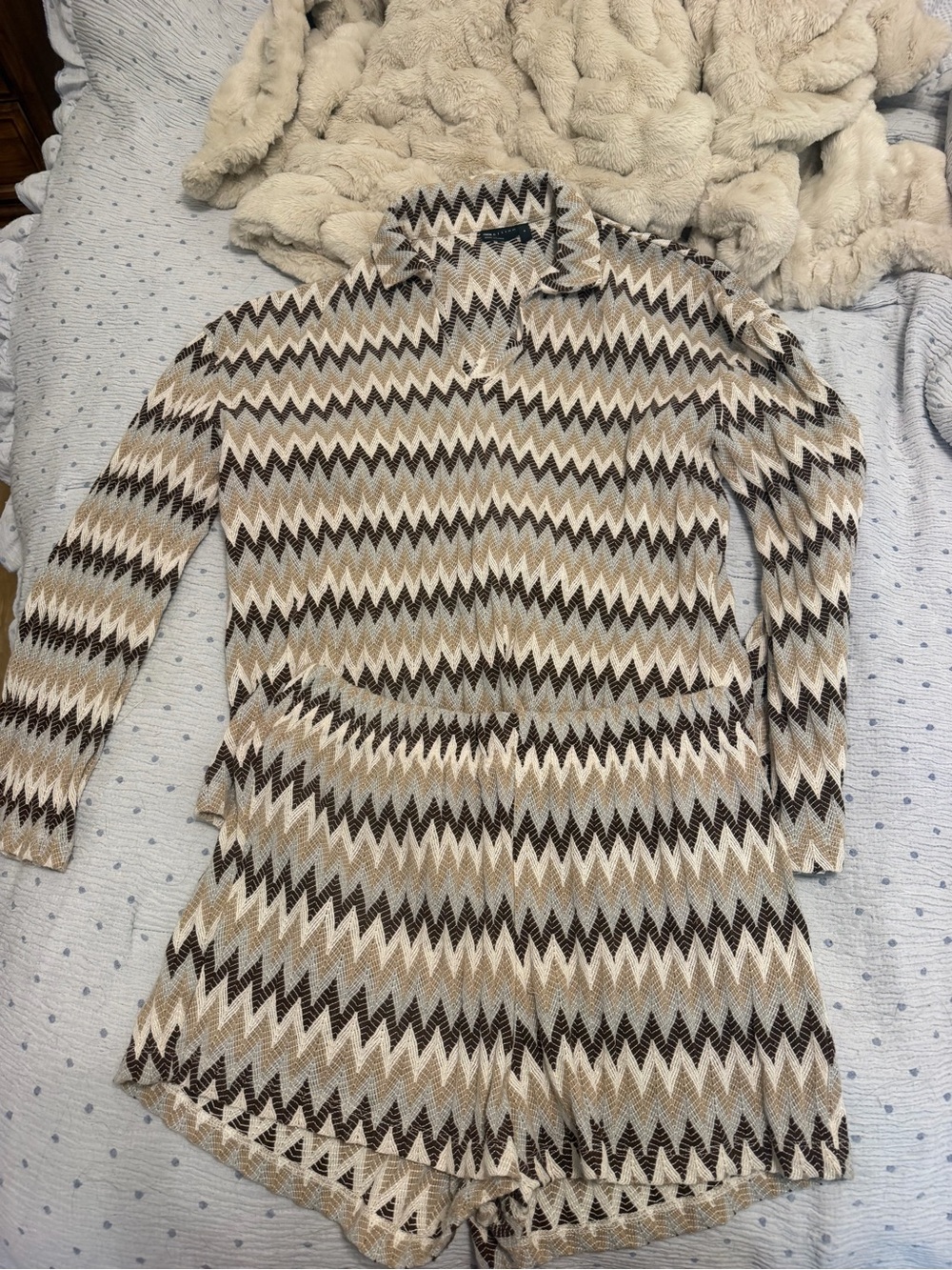 ASOS Chevron Knit Long-Sleeve 2 Piece Set